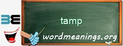 WordMeaning blackboard for tamp